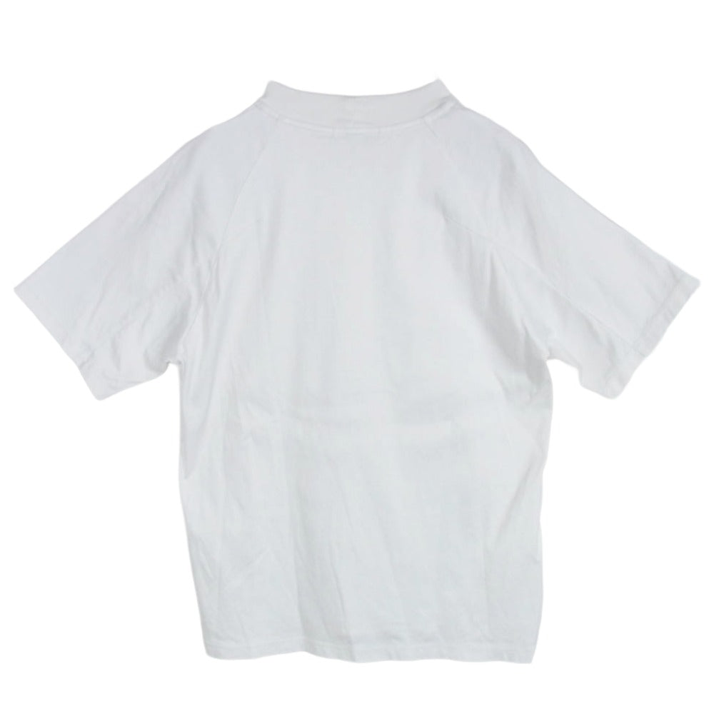 DESIGNWORKS デザインワークス 3480021005 ITADAKI ハイバック クルーネック 半袖 Tシャツ ホワイト系 46【中古】