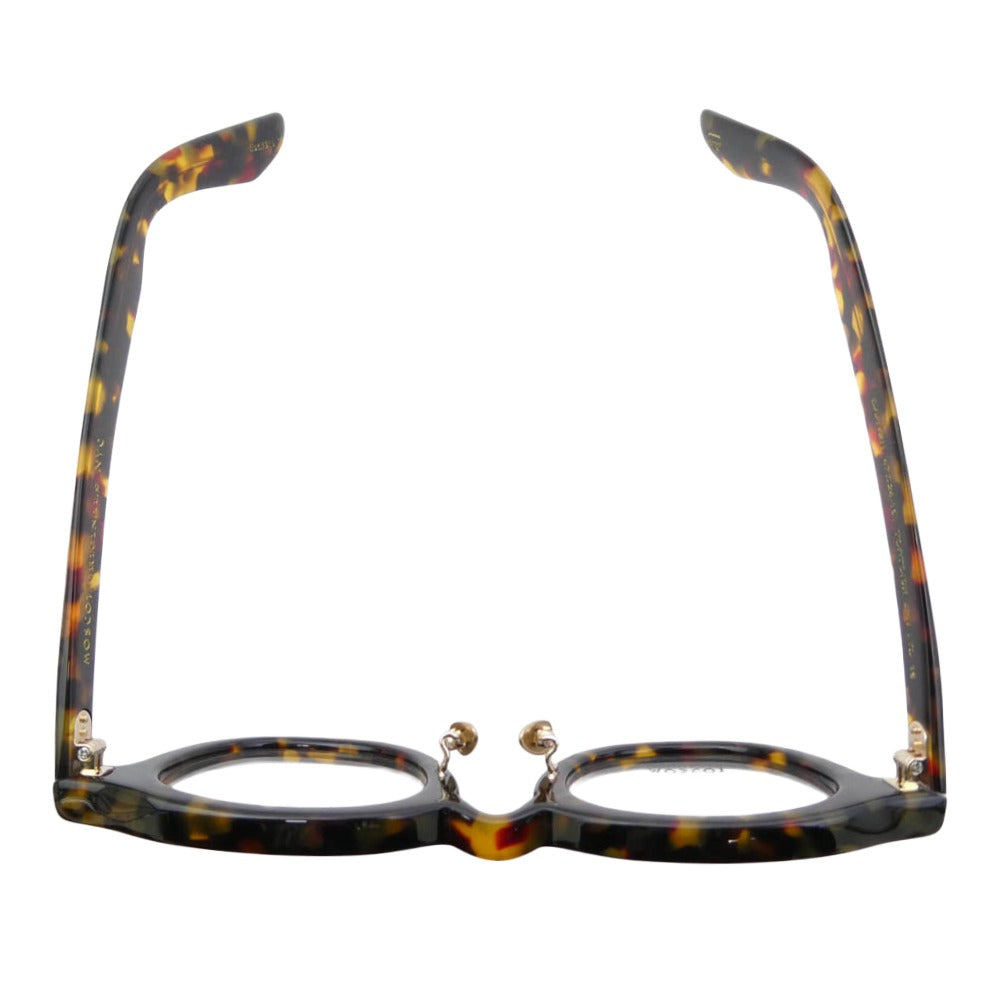 MOSCOT モスコット DAHVEN Japan Limited 15 ダーヴェン 日本限定 ボストン ウェリントン メガネ 眼鏡 アイウェア ブラウン系 47◻︎24-151【極上美品】【中古】