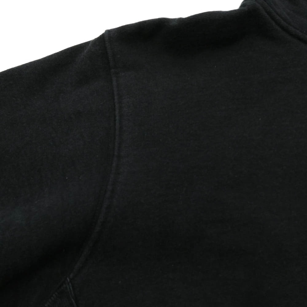 STUSSY ステューシー ストック ロゴ プリント プルオーバー スウェット パーカー ブラック系 サイズ表記無し【中古】