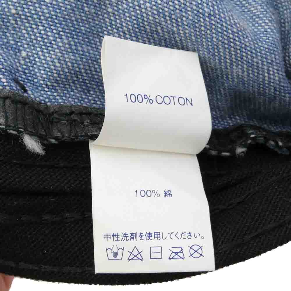 Supreme シュプリーム 21AW Washed Chino Twill Camp Cap ウォッシュ チノツイル キャンプ キャップ ライトブルー系【美品】【中古】