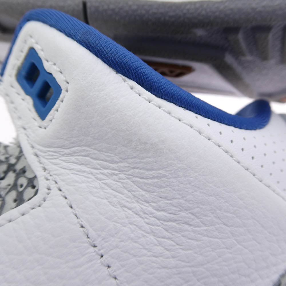 NIKE ナイキ 23SS DM0967-148 GS Air Jordan 3 Retro True Blue and Copper GS エアジョーダン3 レトロ トゥルーブルー アンド コッパー スニーカー ホワイト系 ブルー系 25cm【中古】