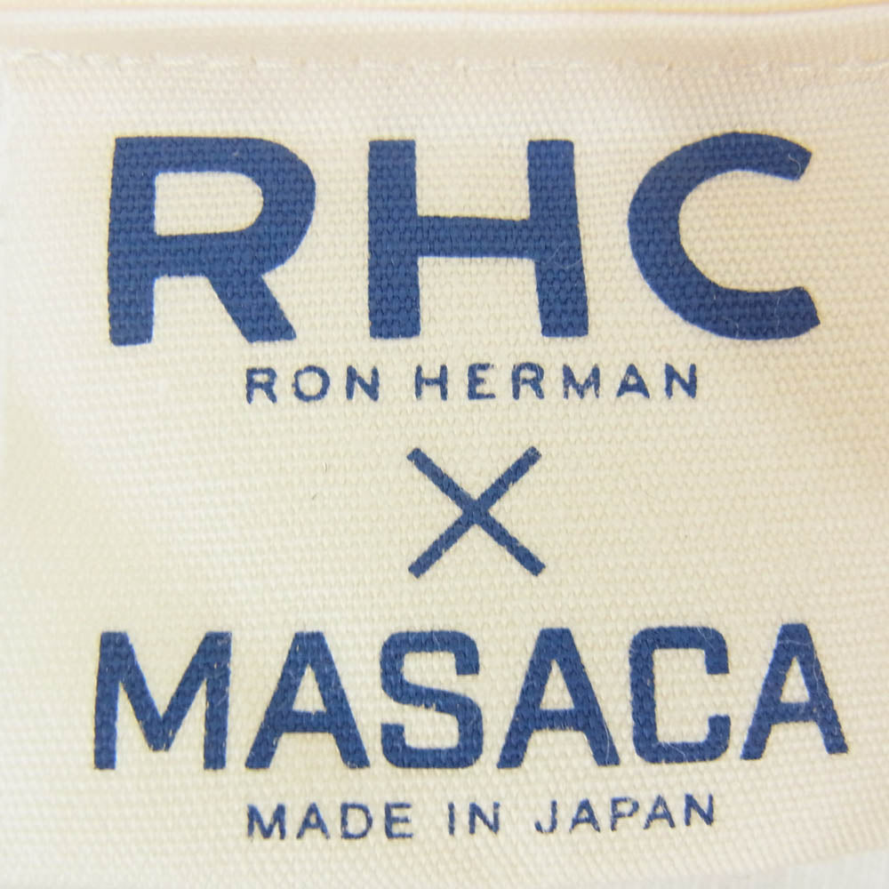 Ron Herman ロンハーマン MSC-17SS-001-RH × MASACA ナンバリング プリント 7分丈 フットボール シャツ ホワイト系 FREE【中古】