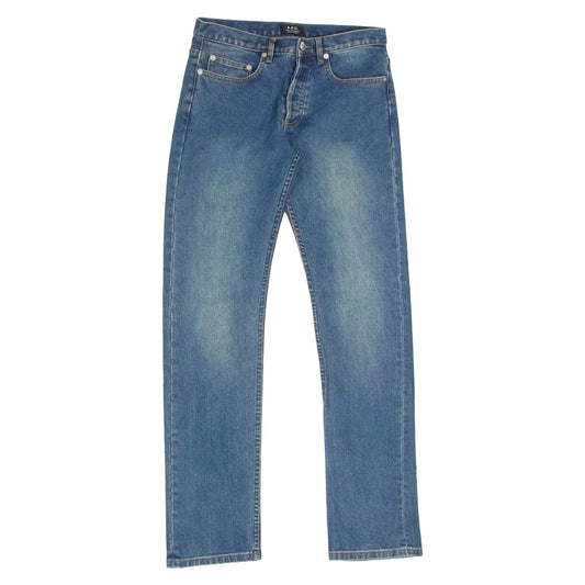 A.P.C. アーペーセー 219 petit new standard ボタンフライ デニム パンツ インディゴブルー系 W29【中古】