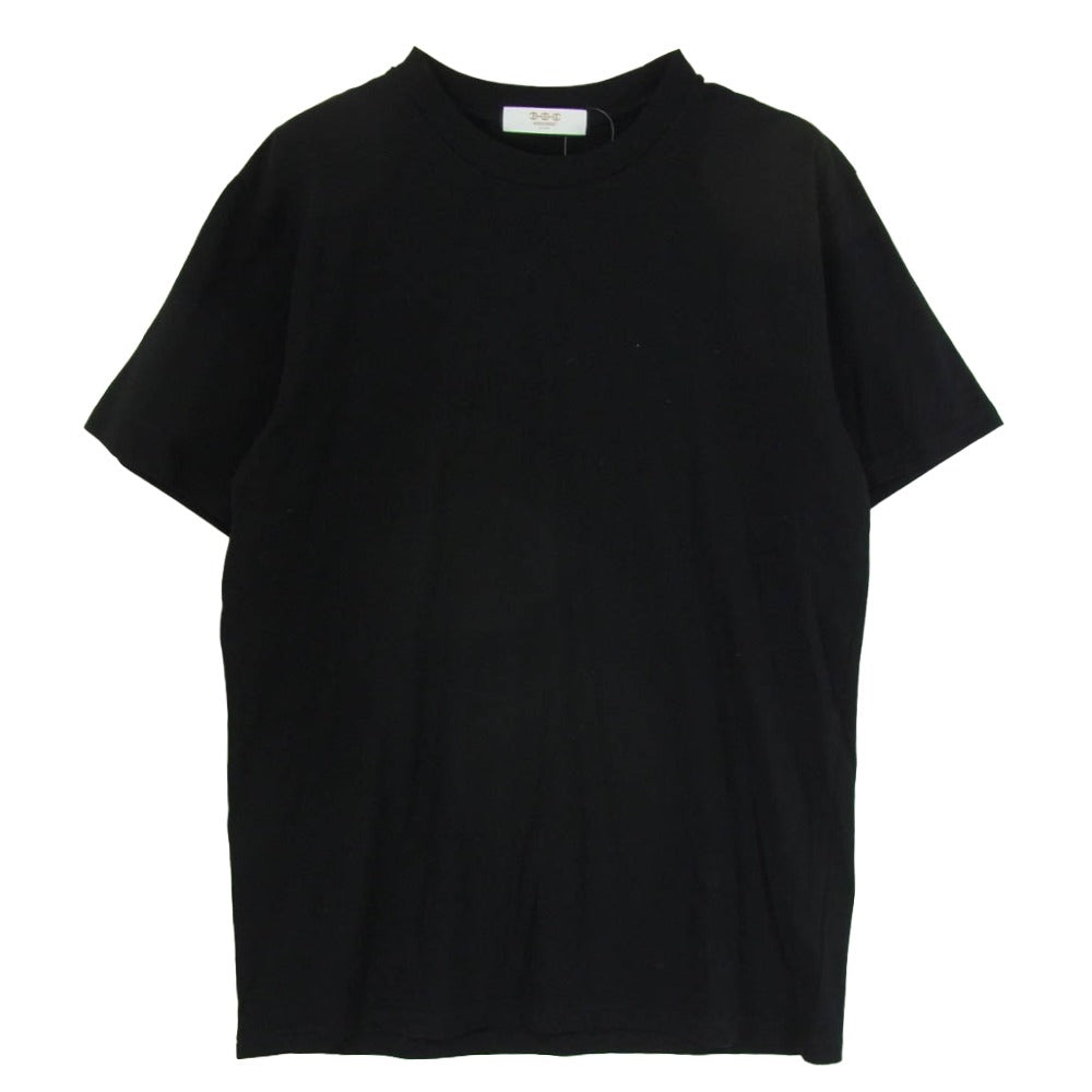 HOORSENBUHS ホーセンブース 9920900156 サザビーリーグ 国内正規品 Logo Cotton Tee バック ラバー ロゴ 半袖 Tシャツ ブラック系 S【中古】
