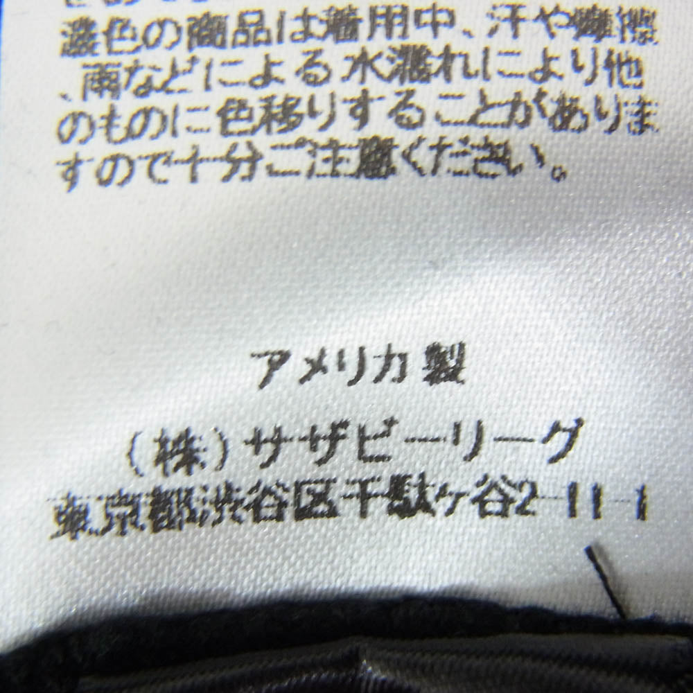 HOORSENBUHS ホーセンブース 9920900156 サザビーリーグ 国内正規品 Logo Cotton Tee バック ラバー ロゴ 半袖 Tシャツ ブラック系 S【中古】