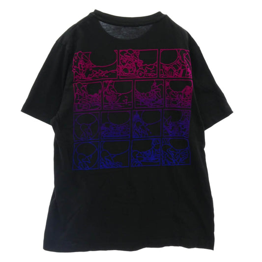 MONCLER モンクレール 21AW G20918C00040 829H8 ロゴワッペン付 バック アニメ ベロア プリント 半袖 Tシャツ TEE ブラック系 M【中古】