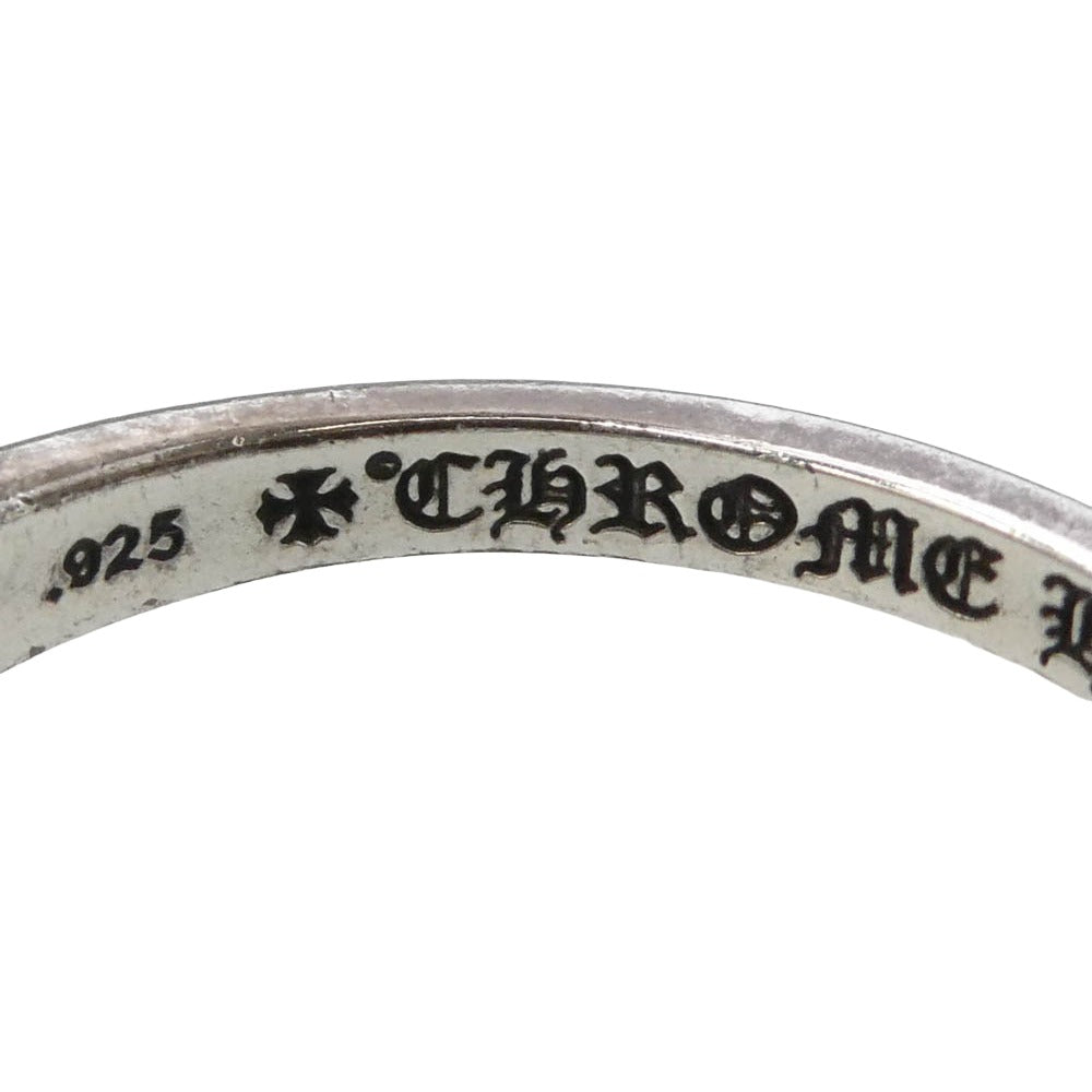 CHROME HEARTS クロムハーツ（原本無） BABY CLASSIC ベイビークラシック フローラルクロスリング シルバー系 約23.5号【中古】