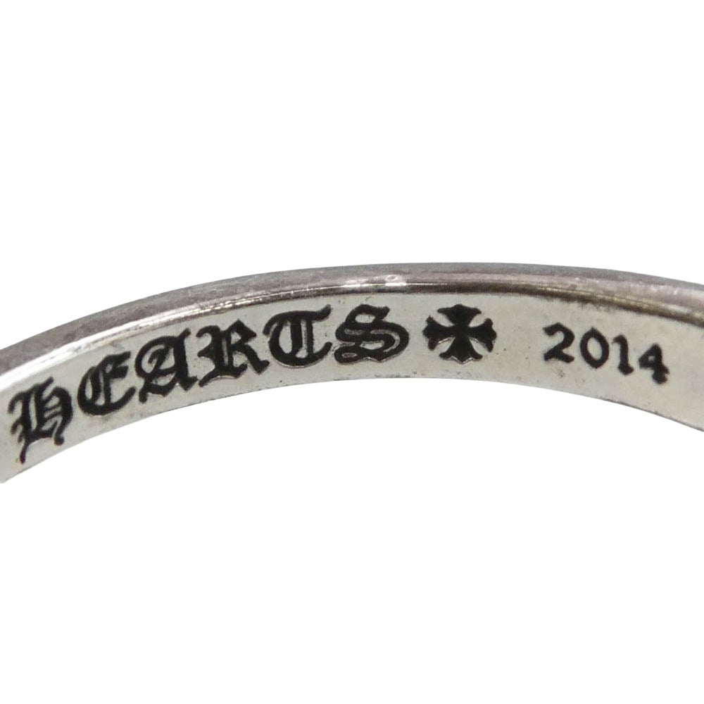 CHROME HEARTS クロムハーツ（原本無） BABY CLASSIC ベイビークラシック フローラルクロスリング シルバー系 約23.5号【中古】