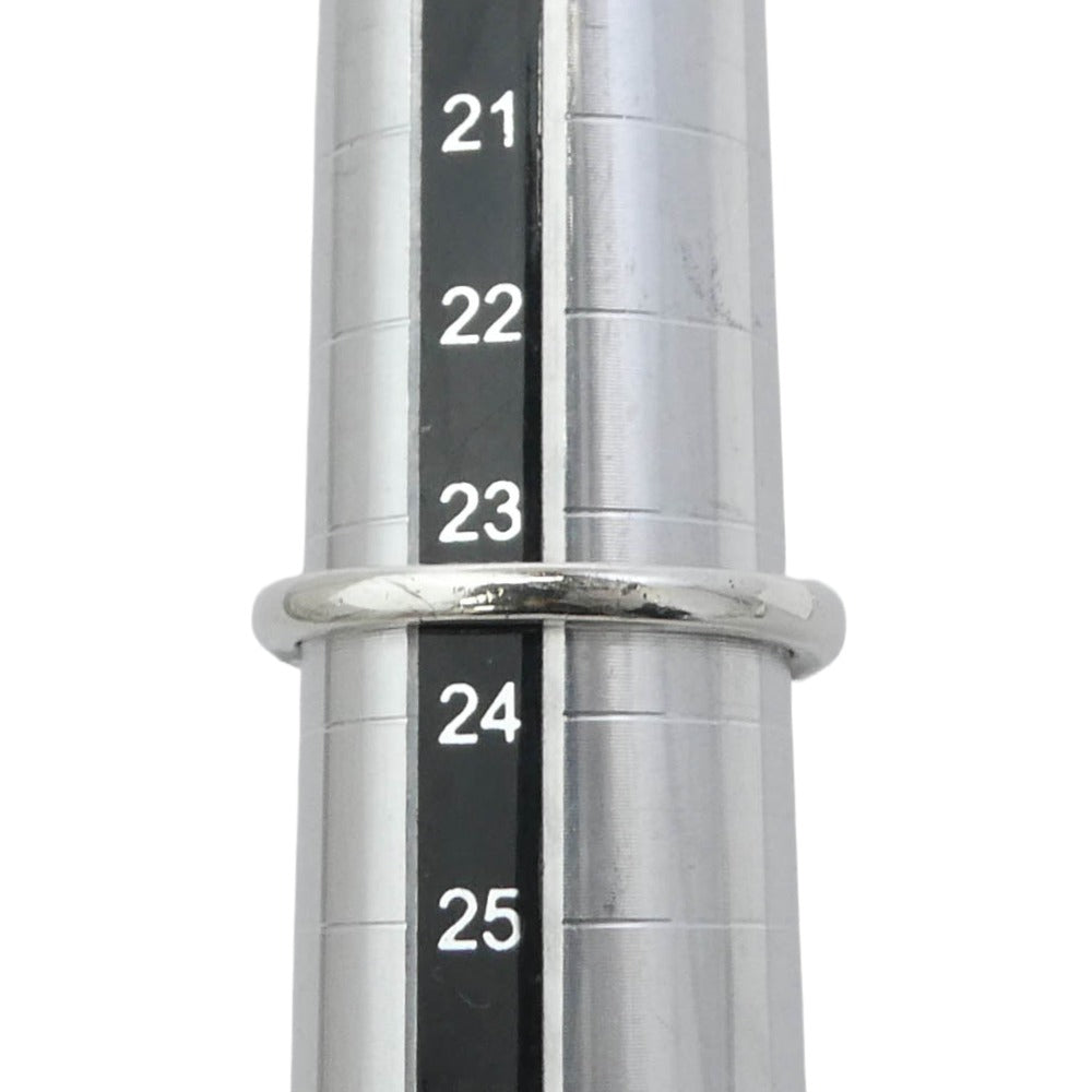 CHROME HEARTS クロムハーツ（原本無） BABY CLASSIC ベイビークラシック フローラルクロスリング シルバー系 約23.5号【中古】