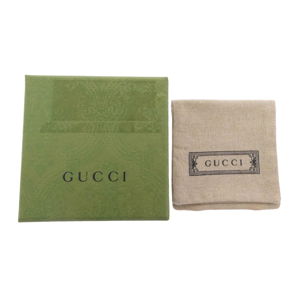 GUCCI グッチ インターロッキング GGロゴ ペンダント チェーン ネックレス シルバー系【中古】