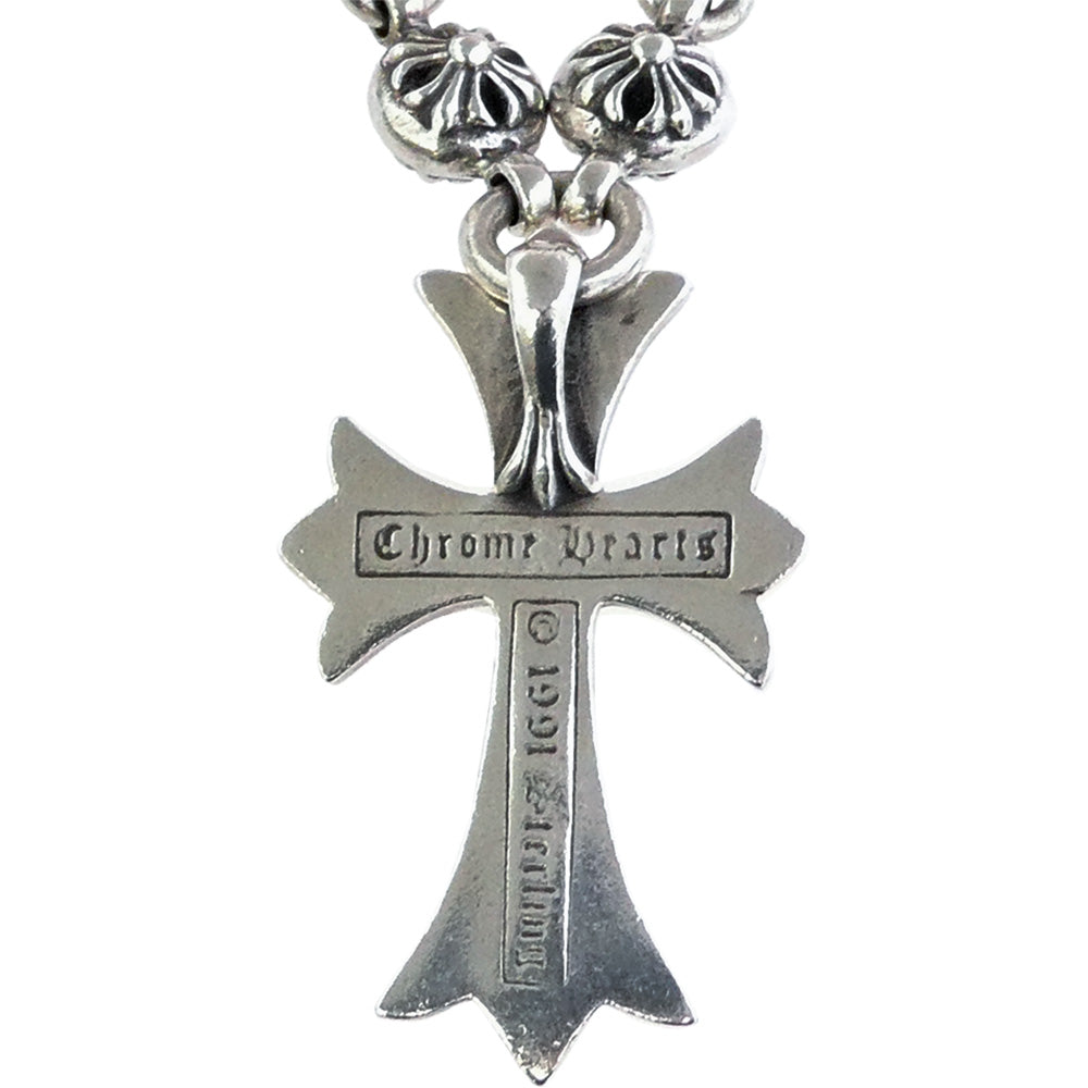CHROME HEARTS クロムハーツ（原本有） #1 CRSBL CHN SML CH CRS 20inch クロスボールチェーン スモールCHクロス 20インチ ネックレス シルバー系【中古】