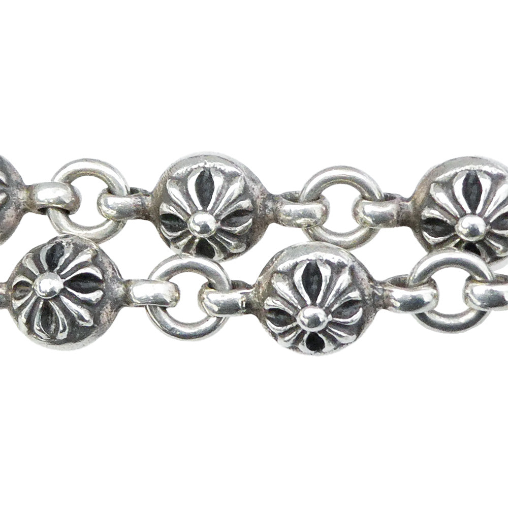 CHROME HEARTS クロムハーツ（原本有） #1 CRSBL CHN SML CH CRS 20inch クロスボールチェーン スモールCHクロス 20インチ ネックレス シルバー系【中古】