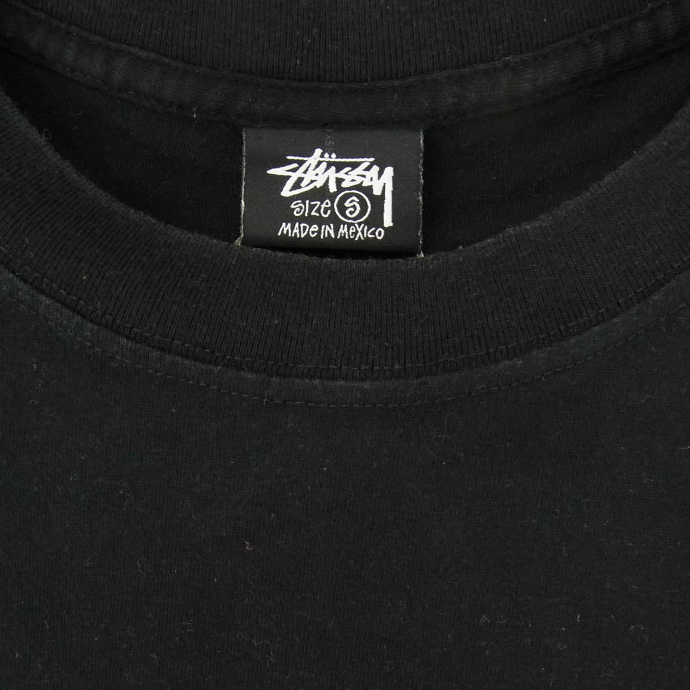 STUSSY ステューシー MODERN AGE TEE バックプリント Tシャツ 半袖 カットソー ブラック系 S【中古】