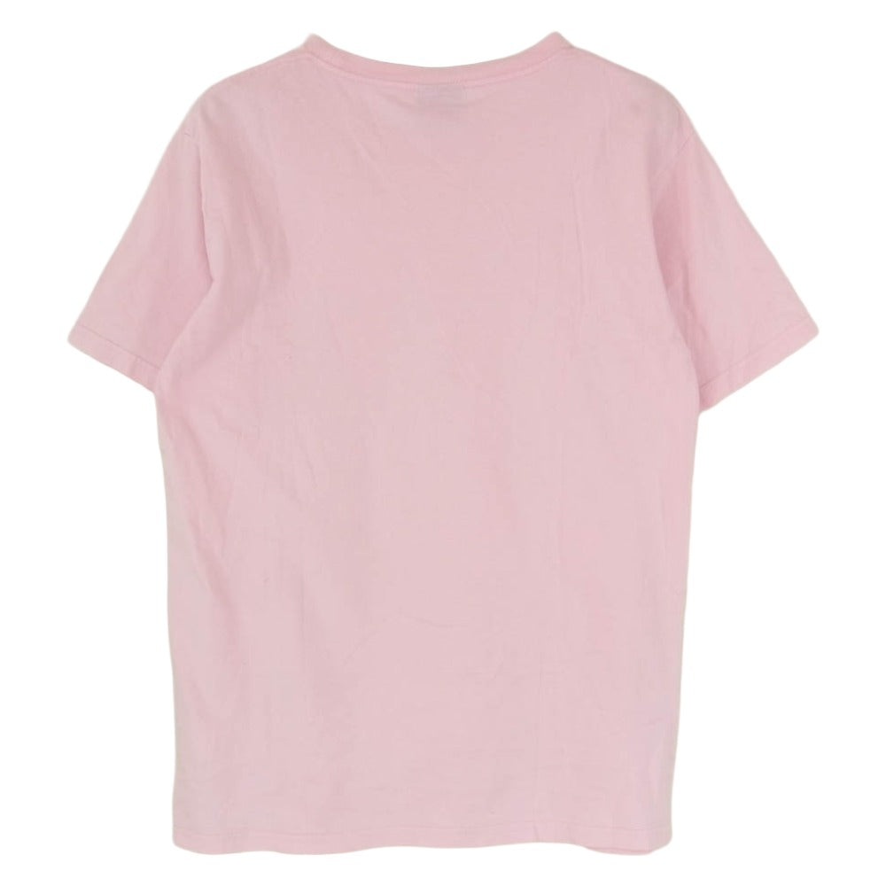 STUSSY ステューシー GLOBAL GATHERING サイドプリント Tシャツ 半袖カットソー ピンク系 S【中古】