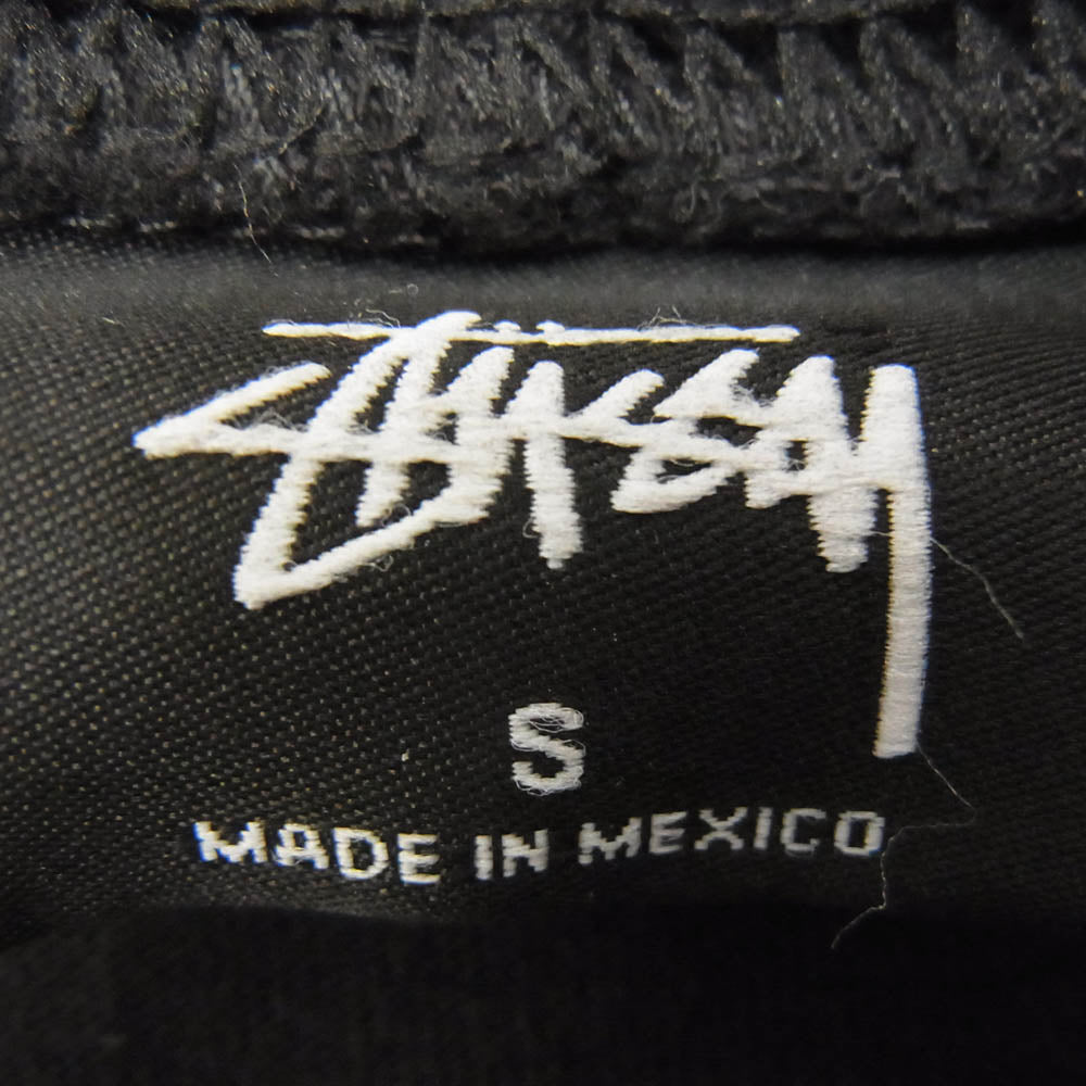 STUSSY ステューシー ワールドツアー フーデッド 長袖カットソー パーカー ブラック系 S【中古】