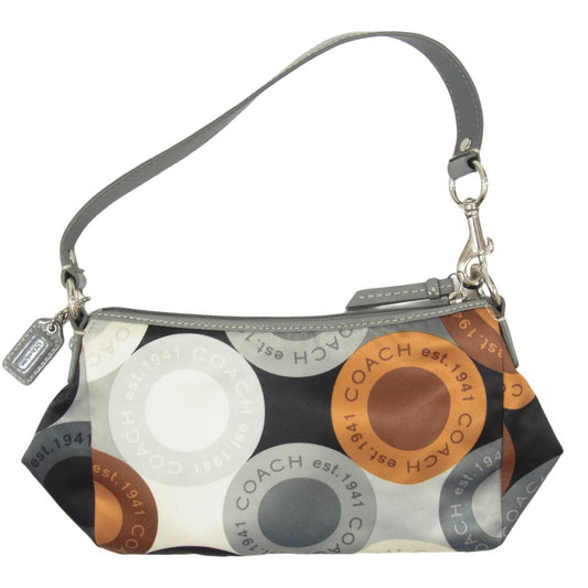COACH コーチ サークル ロゴ 総柄 ワンショルダーバッグ マルチカラー系【中古】