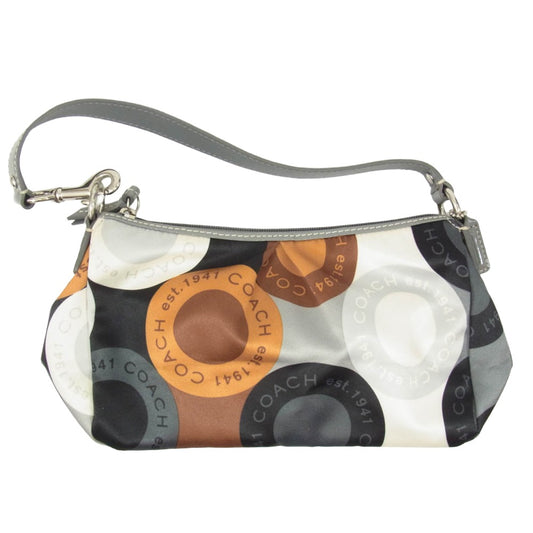 COACH コーチ サークル ロゴ 総柄 ワンショルダーバッグ マルチカラー系【中古】