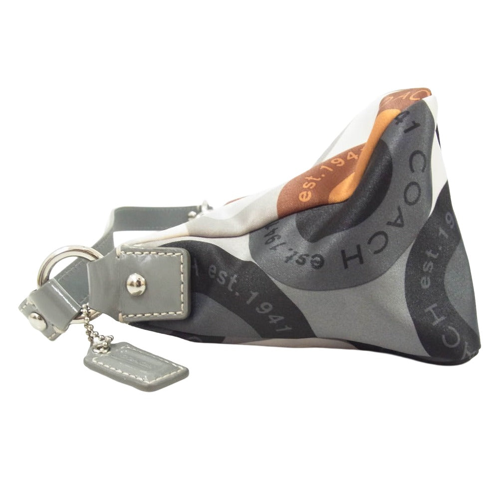 COACH コーチ サークル ロゴ 総柄 ワンショルダーバッグ マルチカラー系【中古】