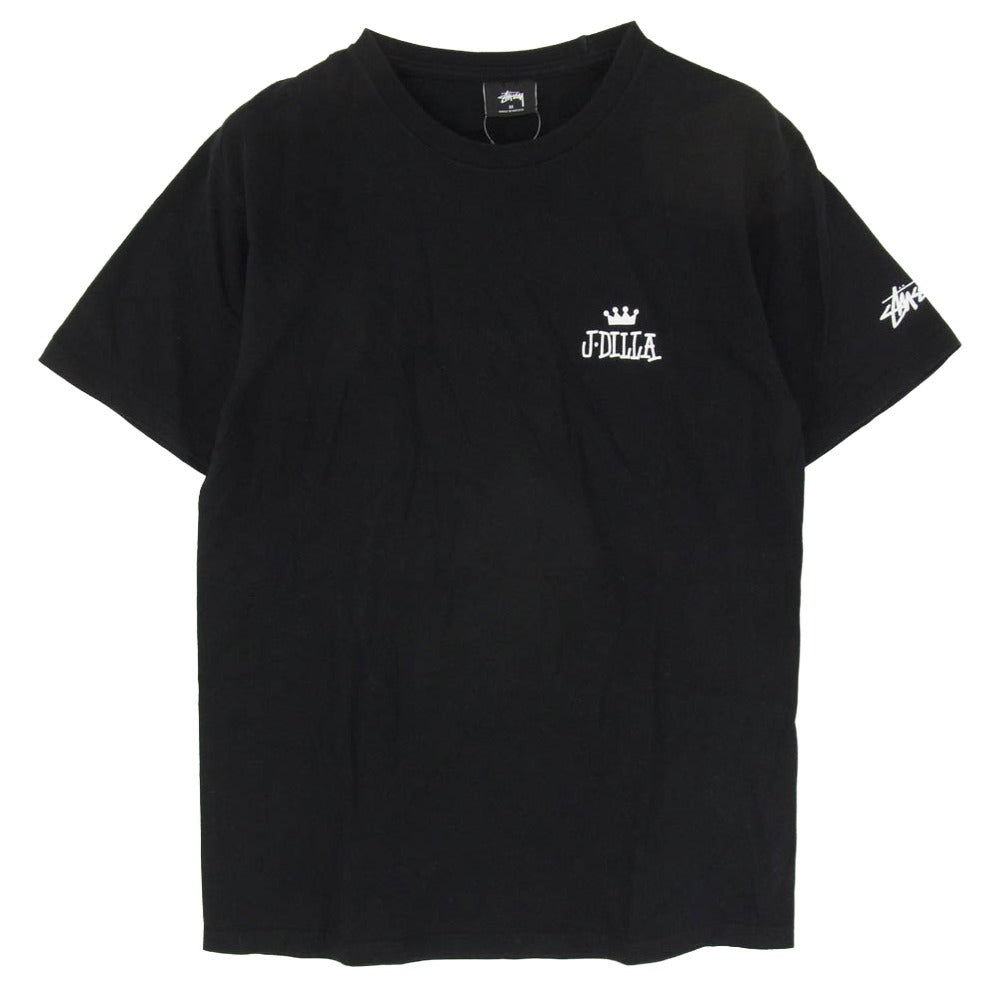 STUSSY ステューシー J DILLA TEE バックプリント Tシャツ 半袖 カットソー ブラック系 M【中古】