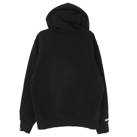A BATHING APE アベイシングエイプ aapswm3348xx9 AAPE BY A BATHING APE APUNVS UNIVERSE プリント スウェット パーカー ブラック系 M【中古】