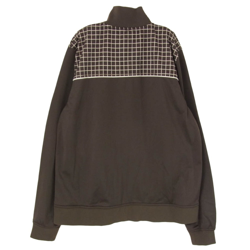 STUSSY ステューシー 00s OLD STUSSY スクエアデザイン SSロゴ ジップ トラック ジャケット ブラウン系 MD【中古】
