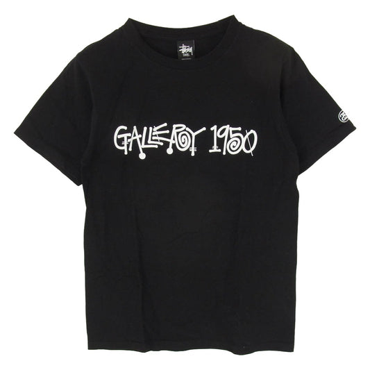 STUSSY ステューシー × GALLERY 1950 ギャラリー1950 プリント Tシャツ 半袖 カットソー ブラック系 S【中古】