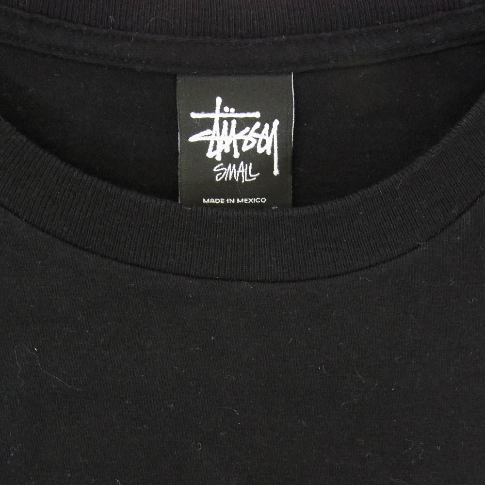 STUSSY ステューシー × GALLERY 1950 ギャラリー1950 プリント Tシャツ 半袖 カットソー ブラック系 S【中古】