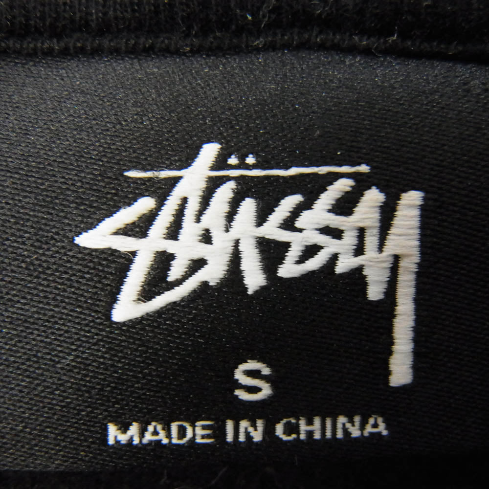 STUSSY ステューシー Basic Logo Pull Over Hoody ベーシック ストック ロゴ スウェット パーカー ブラック系 S【中古】