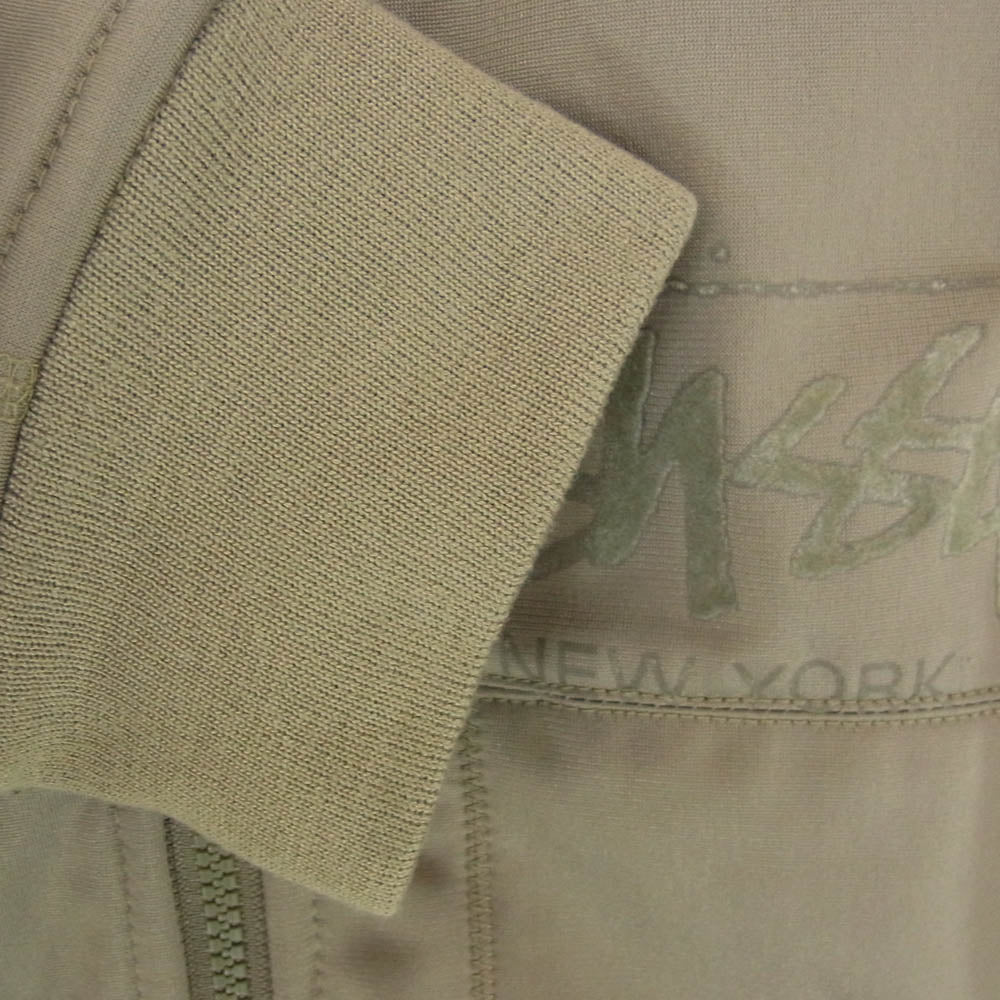 STUSSY ステューシー AUTHENTIC GEAR Track Jacket world tour london tokyo ワールドツアー パネル 切替 トラック ジャケット カーキ系 M【中古】