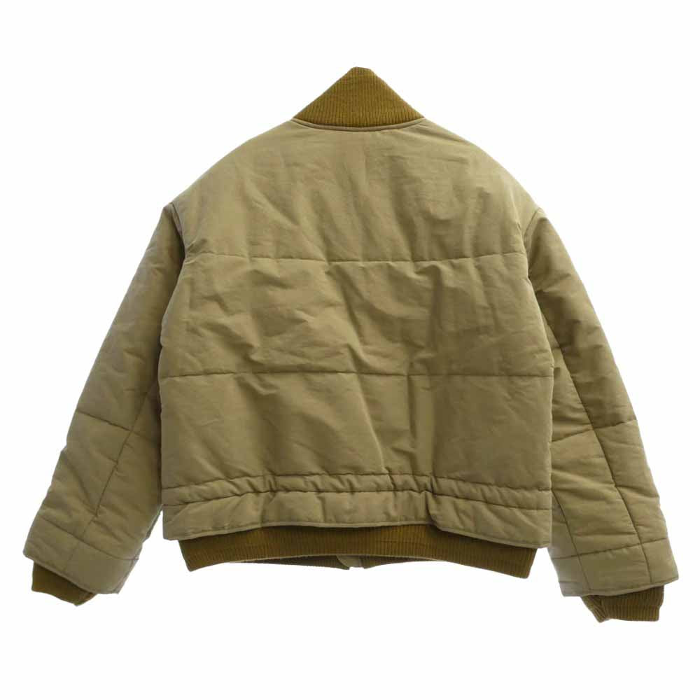 DIESEL ディーゼル A06151 W SPLEAK JACKET 中綿 ボンバー ジャケット ベージュ系 S【中古】