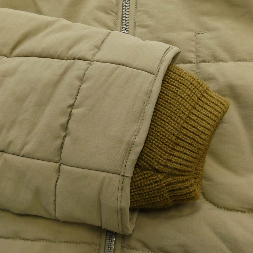 DIESEL ディーゼル A06151 W SPLEAK JACKET 中綿 ボンバー ジャケット ベージュ系 S【中古】