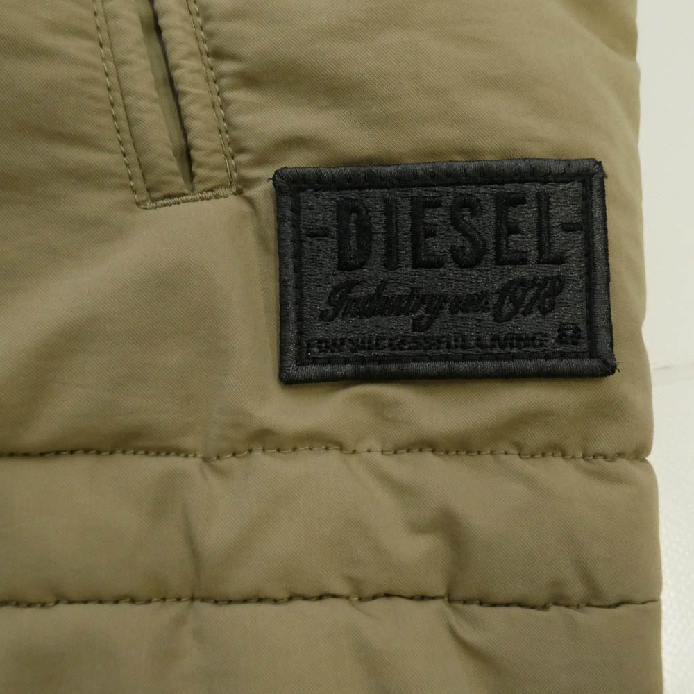 DIESEL ディーゼル A06151 W SPLEAK JACKET 中綿 ボンバー ジャケット ベージュ系 S【中古】