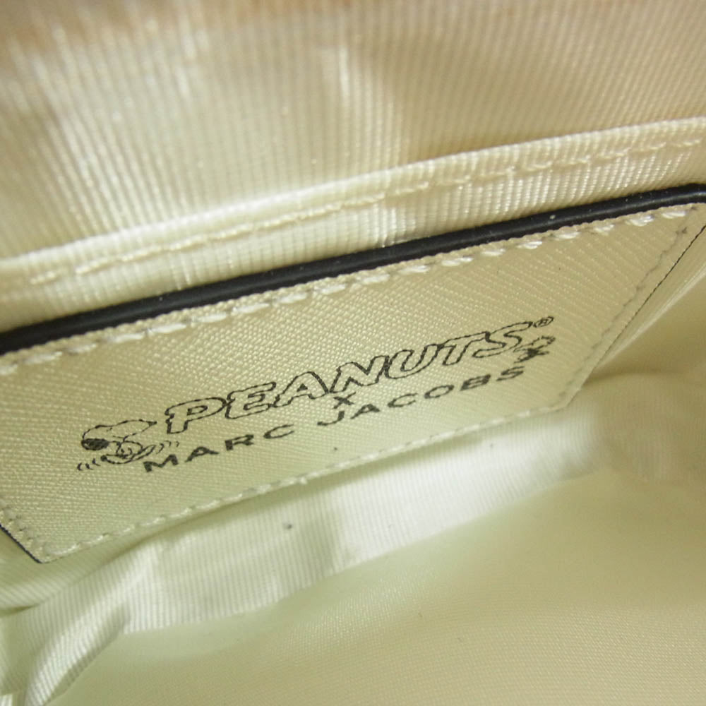 MARC JACOBS マークジェイコブス M0016815-164 × PEANUTS SNAPSHOT ピーナッツ スナップショット カメラバッグ スヌーピー ショルダーバッグ ホワイト系【中古】