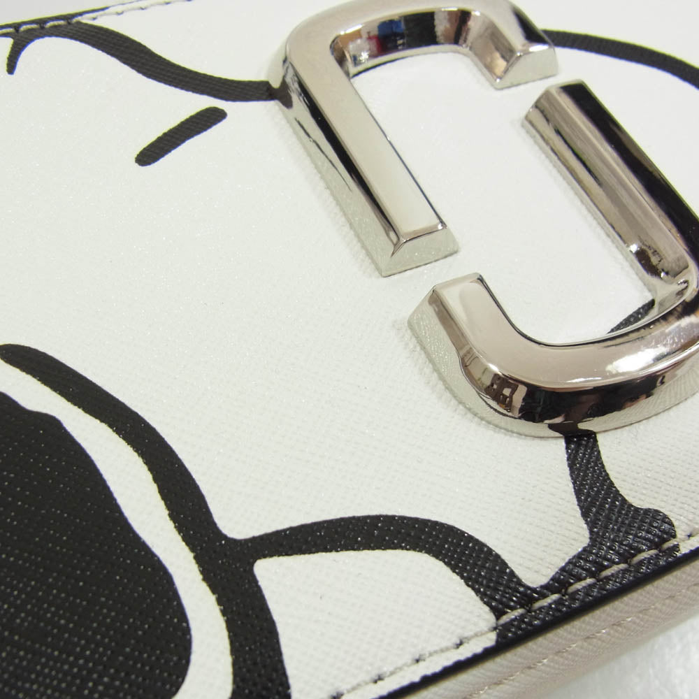 MARC JACOBS マークジェイコブス M0016815-164 × PEANUTS SNAPSHOT ピーナッツ スナップショット カメラバッグ スヌーピー ショルダーバッグ ホワイト系【中古】