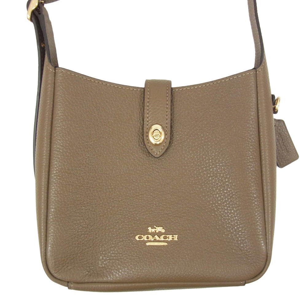 COACH コーチ CAL60 ハドリー コンバーチブル ショルダーバッグ クロスボディ バッグ レザーバッグ ブラウン系【中古】