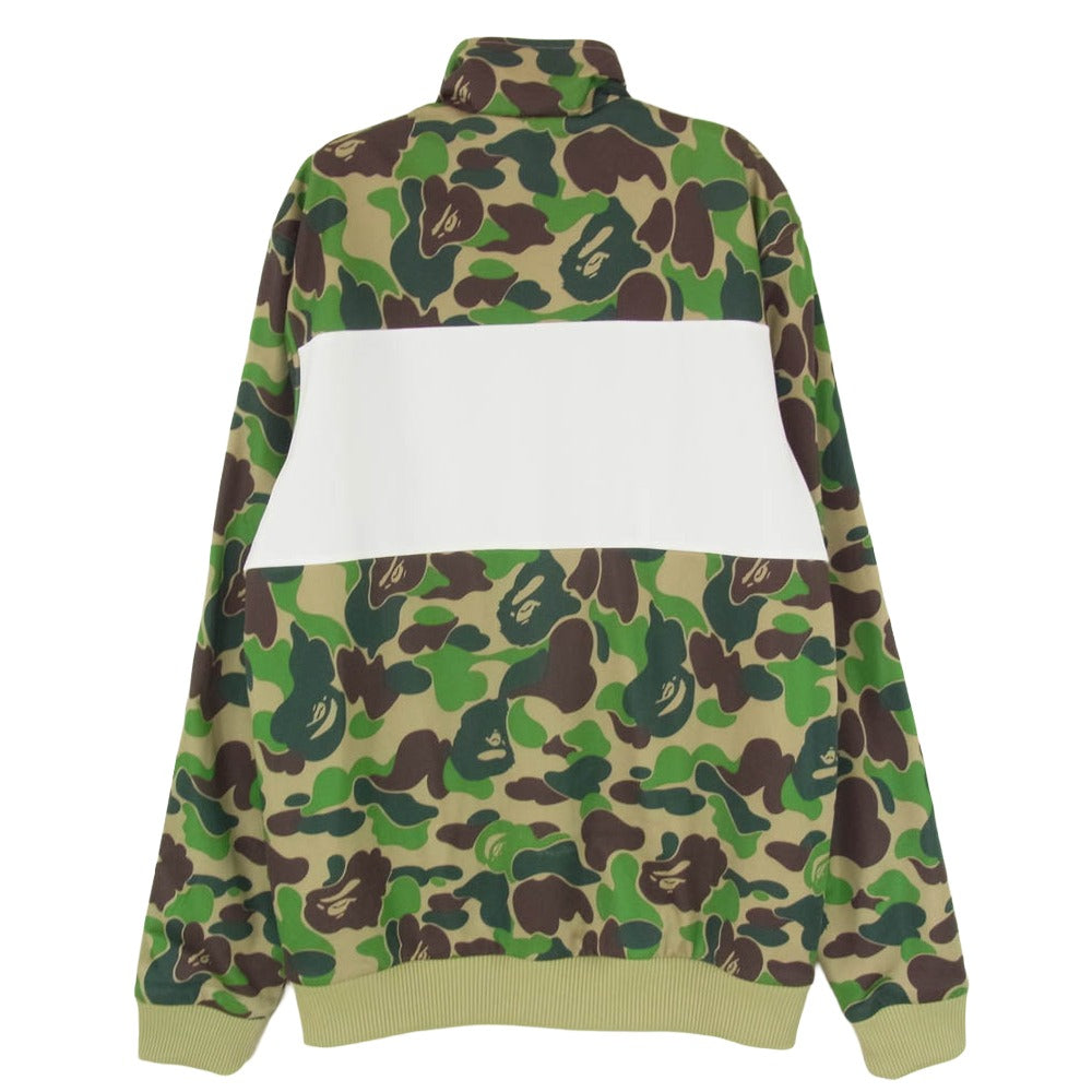 × ADIDAS ORIGINALS BY BAPE FIREBIRD TRACKTOP BAPE Camo アディダスオリジナルス バイ べイプ ファイアーバード トラックトップ ベイプ カモ カーキ系 L【新古品】【未使用】【中古】