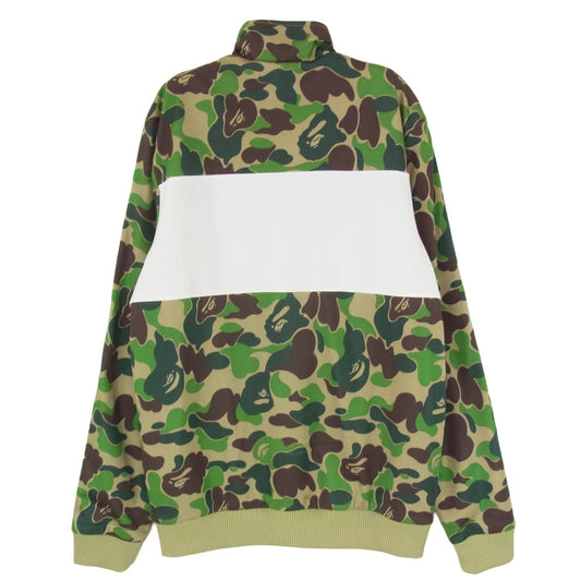× ADIDAS ORIGINALS BY BAPE FIREBIRD TRACKTOP BAPE Camo アディダスオリジナルス バイ べイプ ファイアーバード トラックトップ ベイプ カモ カーキ系 L【新古品】【未使用】【中古】