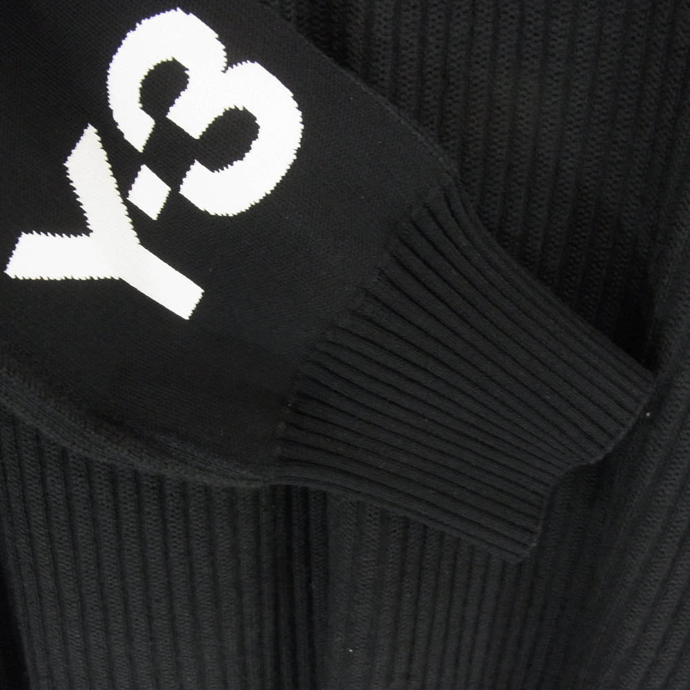 Y-3 Yohji Yamamoto ワイスリー ヨウジヤマモト FJ0324 TECH KNIT HOODIE テック ニット プルオーバー フーディー パーカー ブラック系 S【美品】【中古】