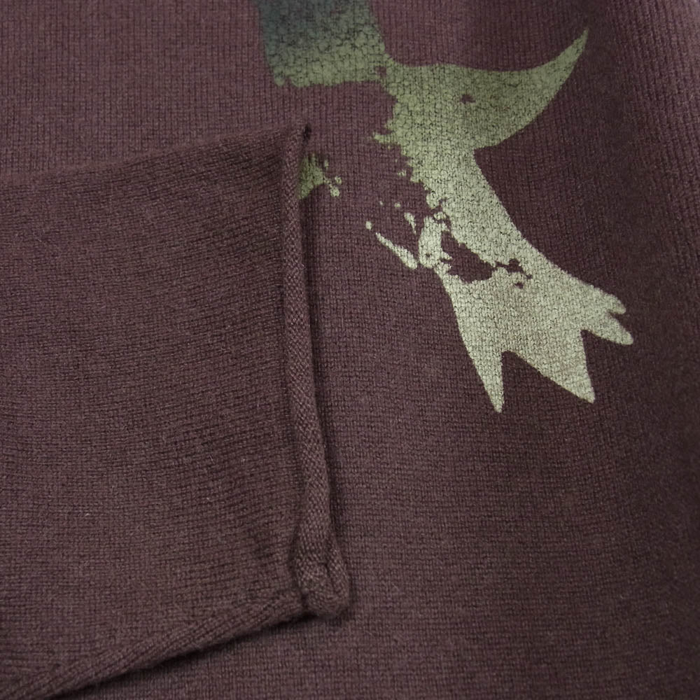 フリーシティ R.H.VINTAGE LIFE NATURE LOVE カシミヤ ニット フーディー パーカー ブラウン系 表記無し【中古】