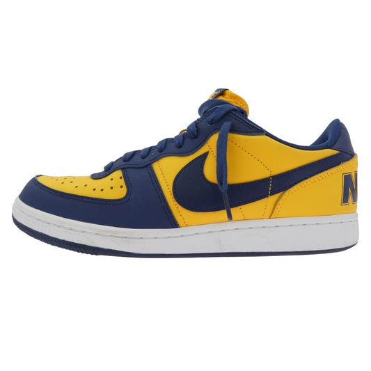 NIKE ナイキ FJ4206-700 Terminator Low University Gold and Navy Michigan ターミネーター ロー ユニバーシティゴールド アンド ネイビー ミシガン ローカット スニーカー イエロー系 ブルー系 26cm【中古】