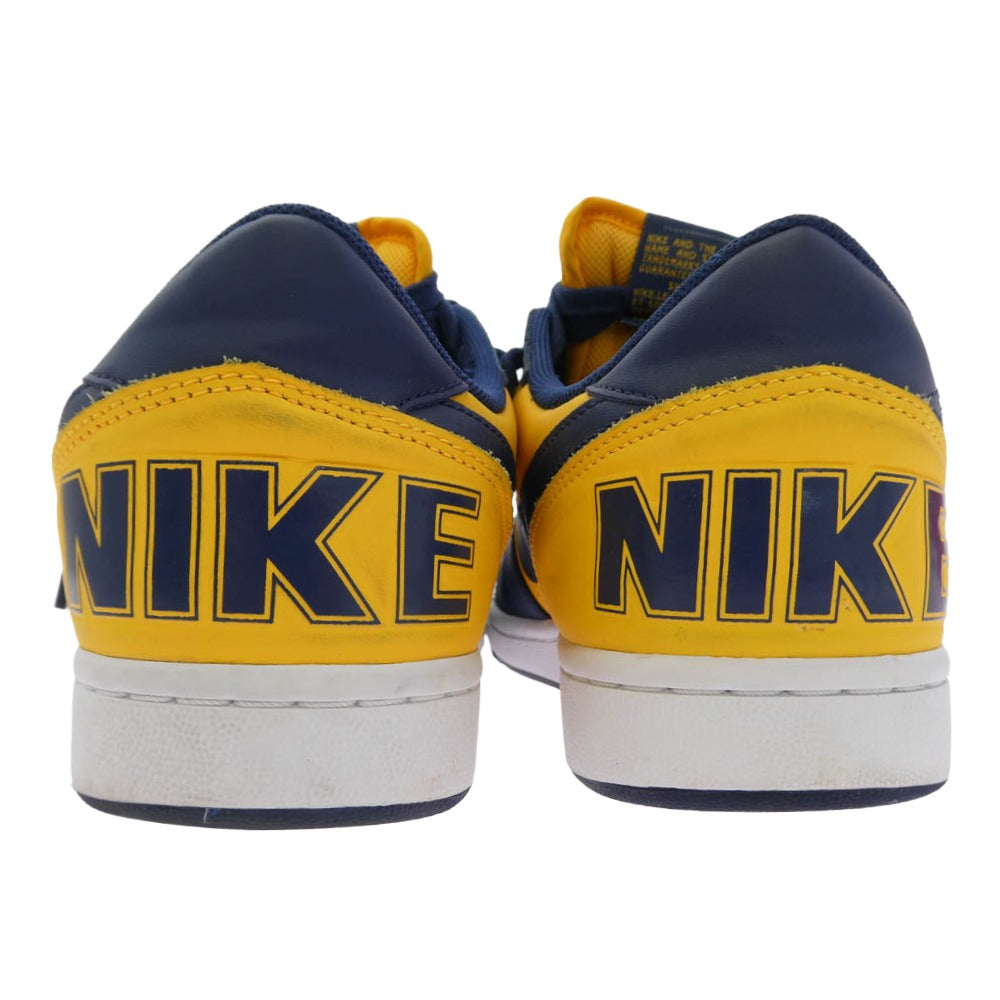 NIKE ナイキ FJ4206-700 Terminator Low University Gold and Navy Michigan ターミネーター ロー ユニバーシティゴールド アンド ネイビー ミシガン ローカット スニーカー イエロー系 ブルー系 26cm【中古】