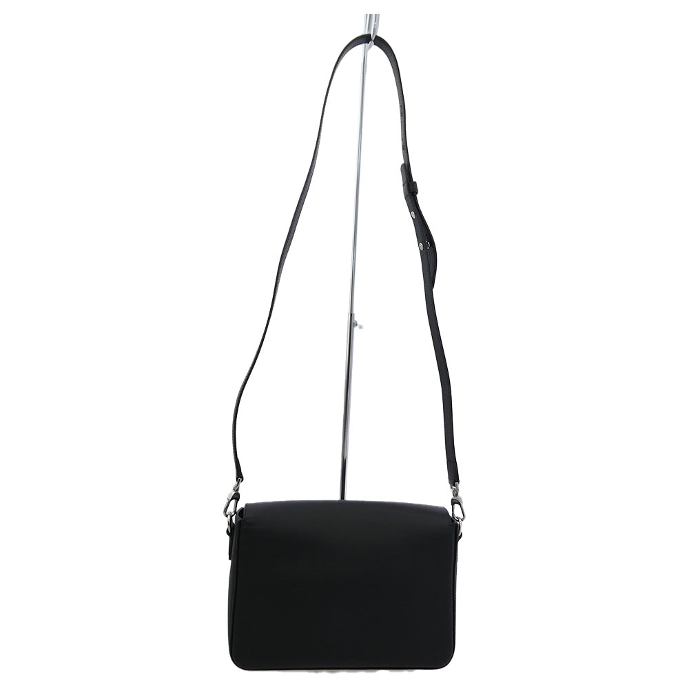 Longchamp ロンシャン Game on ゲームオン レザー ショルダー バッグ ブラック系【美品】【中古】