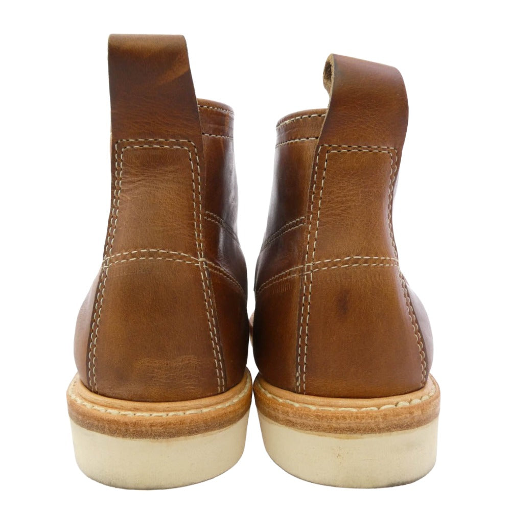 RRL ダブルアールエル レースアップ レザー ワーク ブーツ ブラウン系 10D【中古】