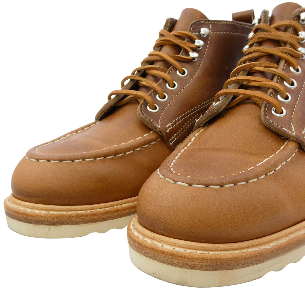 RRL ダブルアールエル レースアップ レザー ワーク ブーツ ブラウン系 10D【中古】