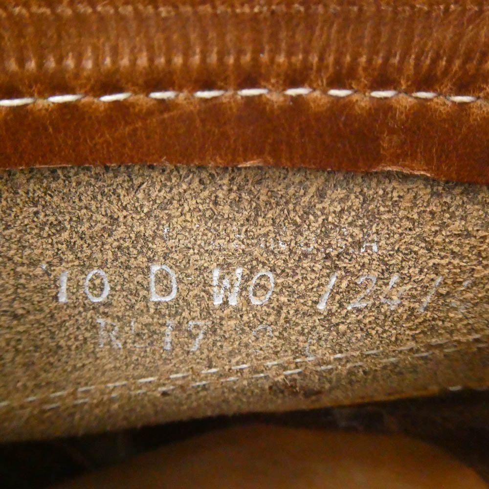 RRL ダブルアールエル レースアップ レザー ワーク ブーツ ブラウン系 10D【中古】