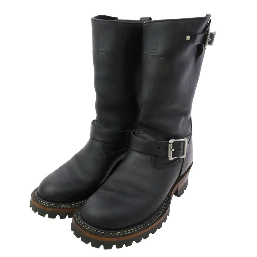 WHITE'S BOOTS ホワイツブーツ NOMAD Vib Sole ノマド ビブラムソール レザー エンジニアブーツ ブラック系 9.5【中古】
