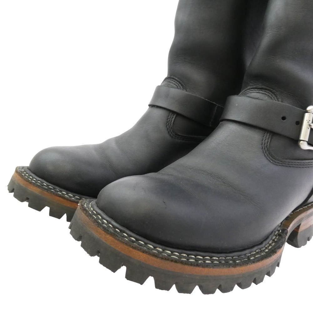 WHITE'S BOOTS ホワイツブーツ NOMAD Vib Sole ノマド ビブラムソール レザー エンジニアブーツ ブラック系 9.5【中古】
