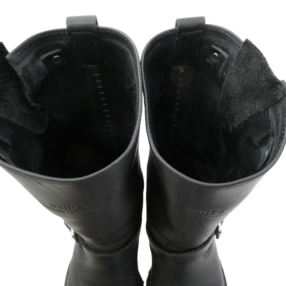WHITE'S BOOTS ホワイツブーツ NOMAD Vib Sole ノマド ビブラムソール レザー エンジニアブーツ ブラック系 9.5【中古】