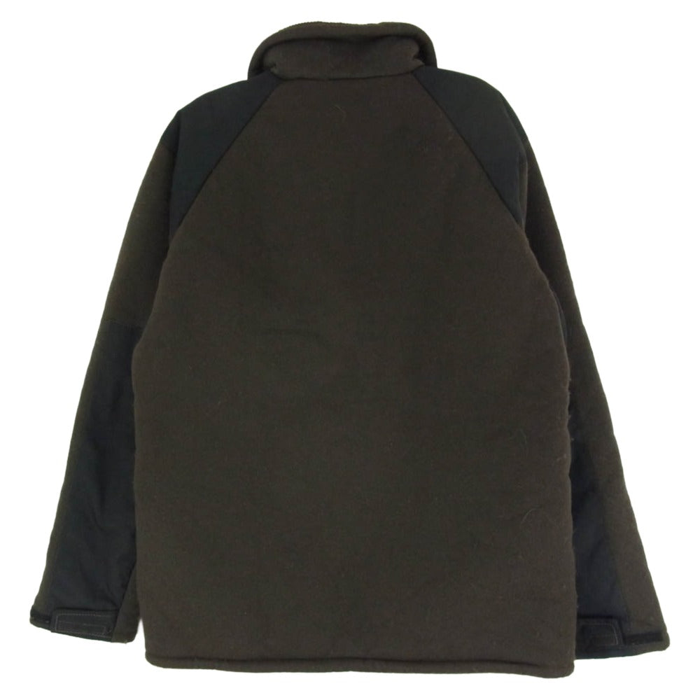 ヴィンテージ 90s US ARMY 米軍 SHIRT COLD WEATHER SYNTHETIC FIBER PILE シャツ コールドウェザー シンセティックファイバーパイル ベアー ジャケット ブラウン系 M【中古】