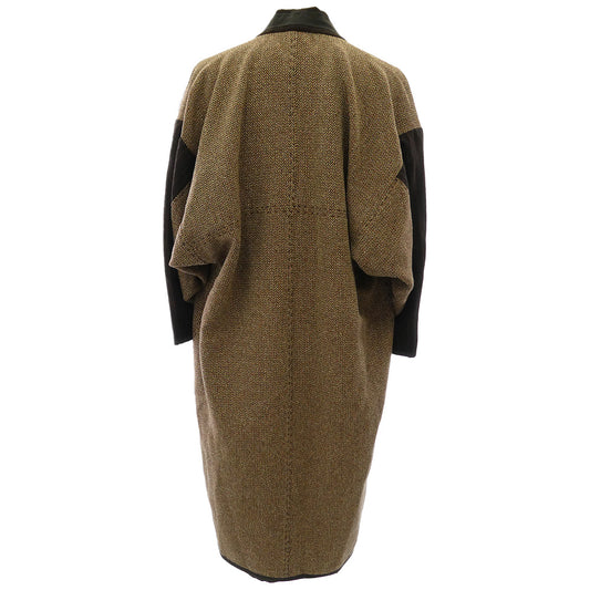 VISVIM ビズビム WMV 0317205013001 KIMONO COAT HERRINGBONE キモノコート ヘリンボーン ロングコート ブラウン系 2【中古】